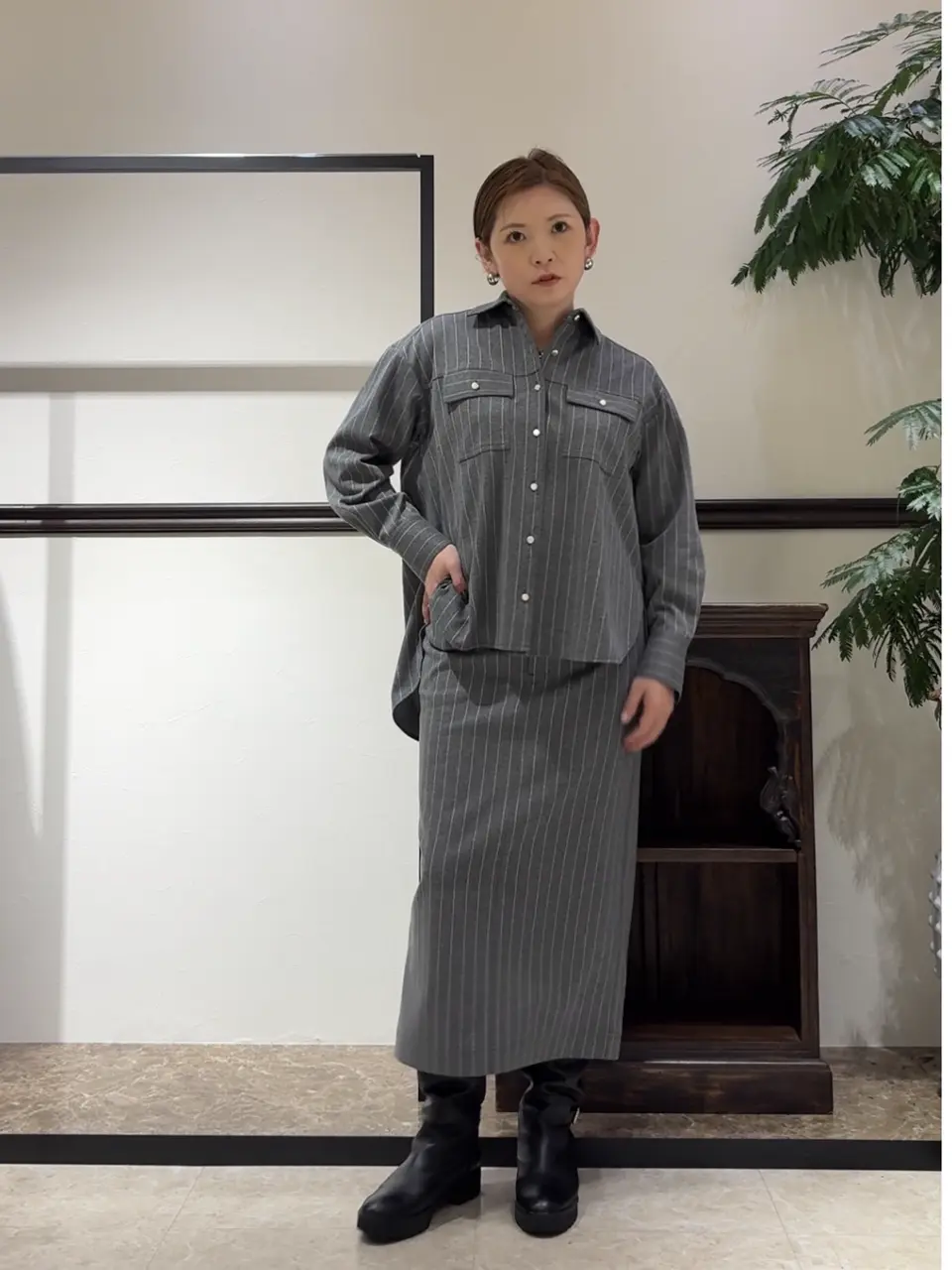 GRACE CONTINENTAL N.YURI コーディネート画像