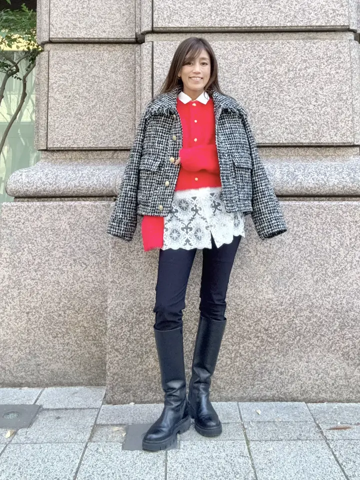 GRACE CONTINENTAL yukimi yonee コーディネート画像