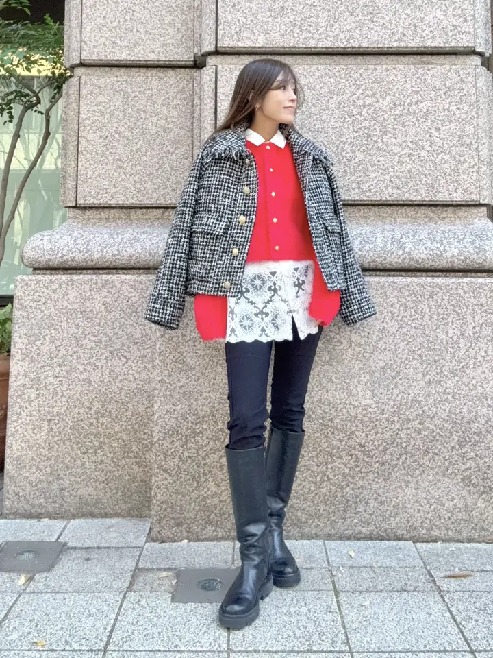 GRACE CONTINENTAL yukimi yonee コーディネート画像