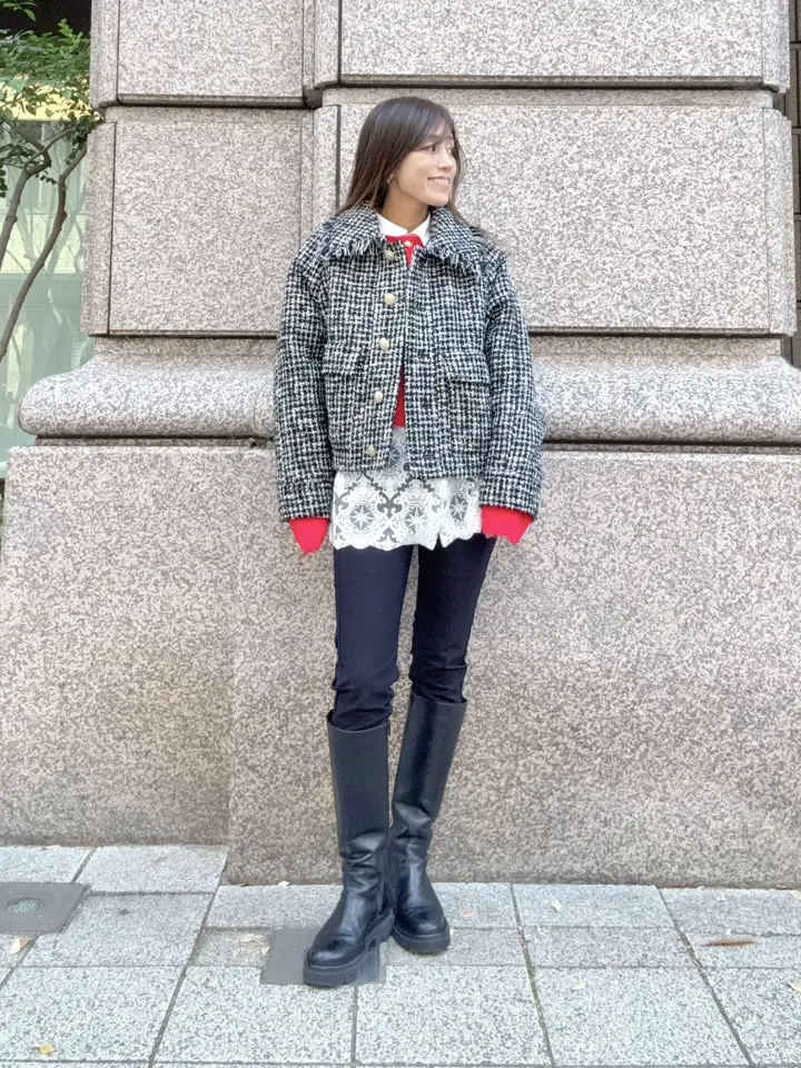 GRACE CONTINENTAL yukimi yonee コーディネート画像