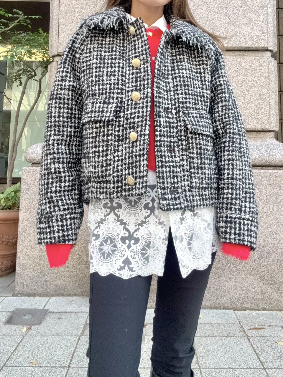 GRACE CONTINENTAL yukimi yonee コーディネート画像