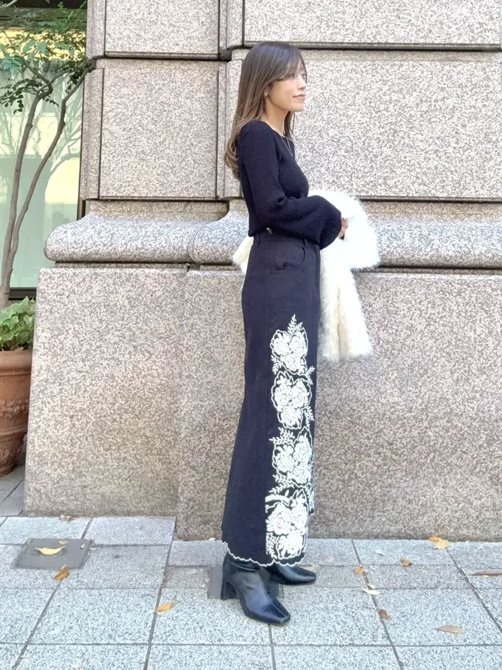 GRACE CONTINENTAL yukimi yonee コーディネート画像