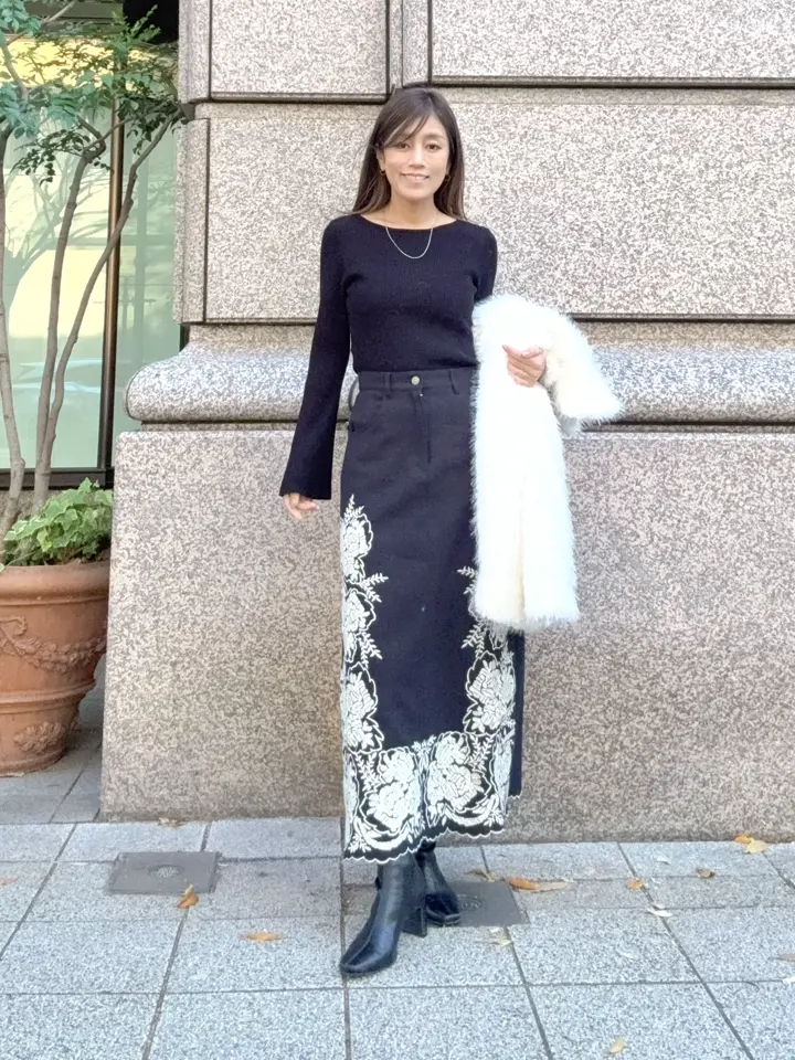 GRACE CONTINENTAL yukimi yonee コーディネート画像