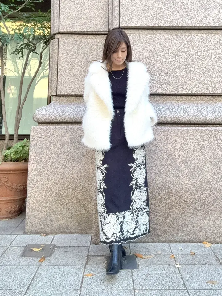 GRACE CONTINENTAL yukimi yonee コーディネート画像