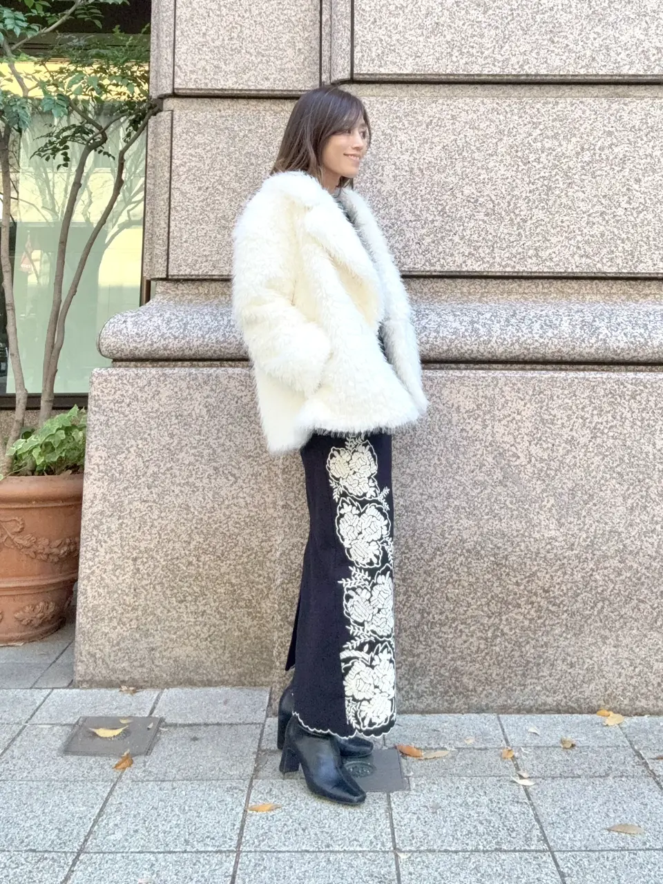 GRACE CONTINENTAL yukimi yonee コーディネート画像