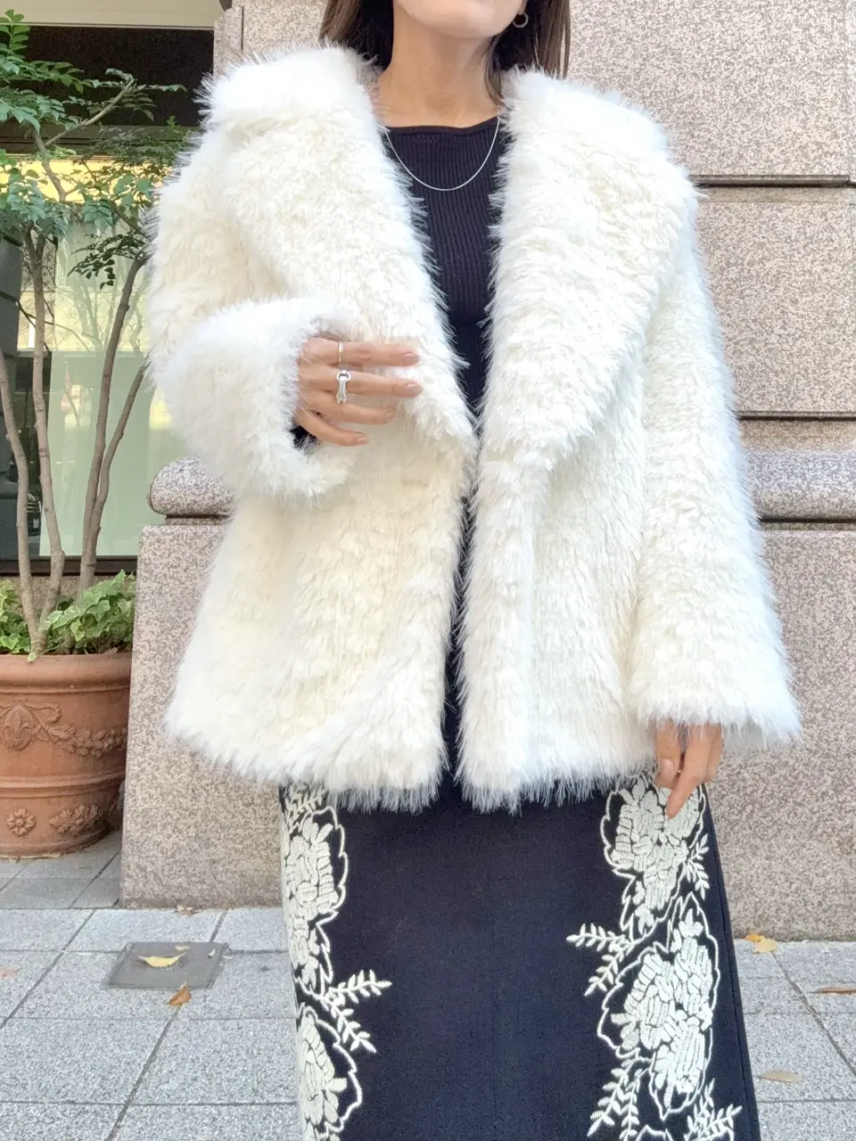 GRACE CONTINENTAL yukimi yonee コーディネート画像