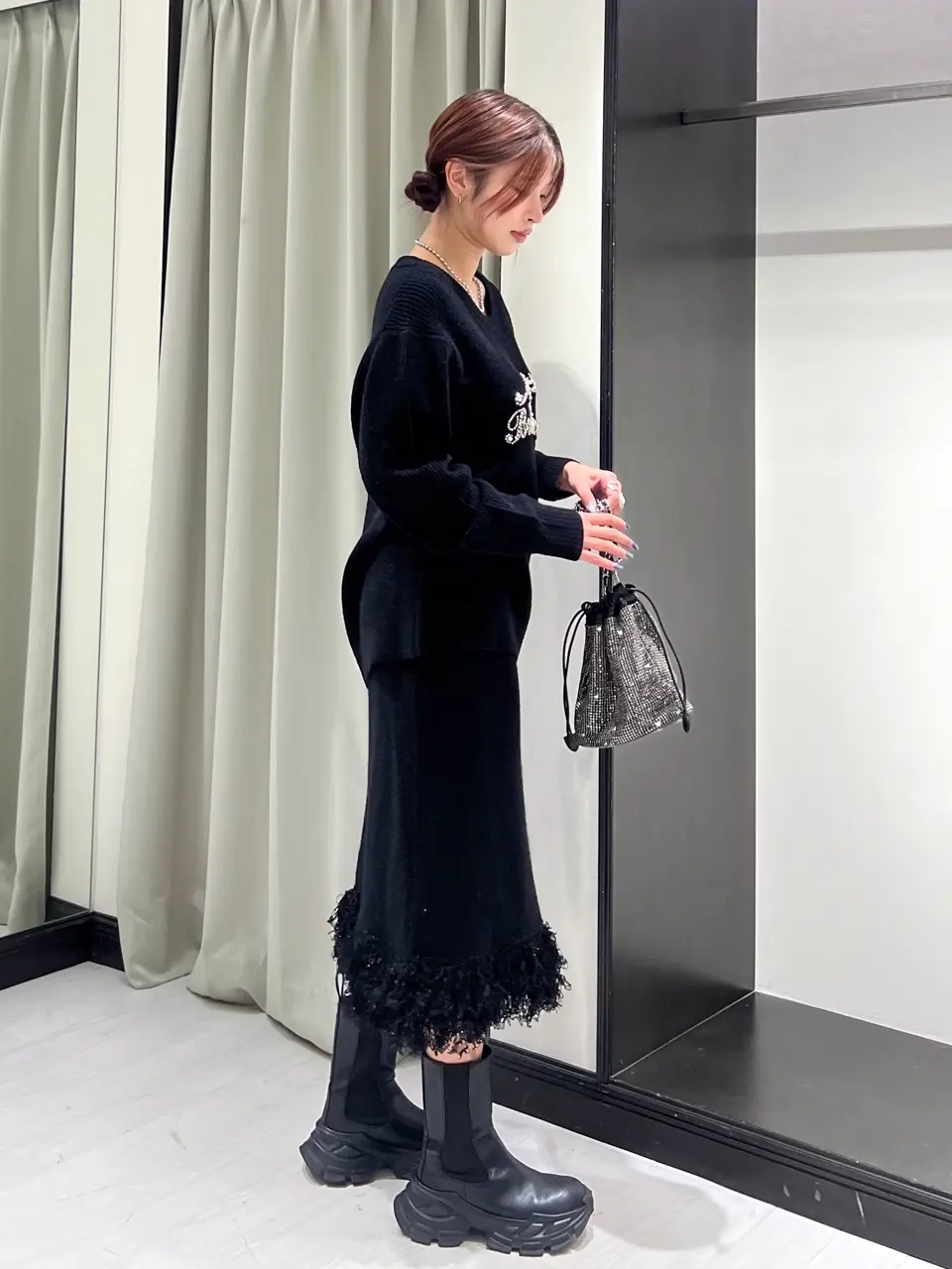 GRACE CONTINENTAL NORIA コーディネート画像