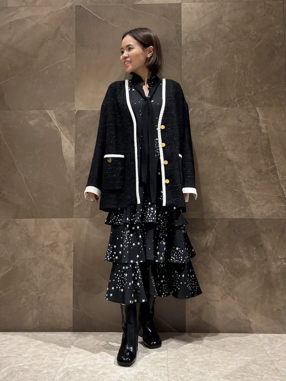 GRACE CONTINENTAL 穐山　香織 コーディネート画像