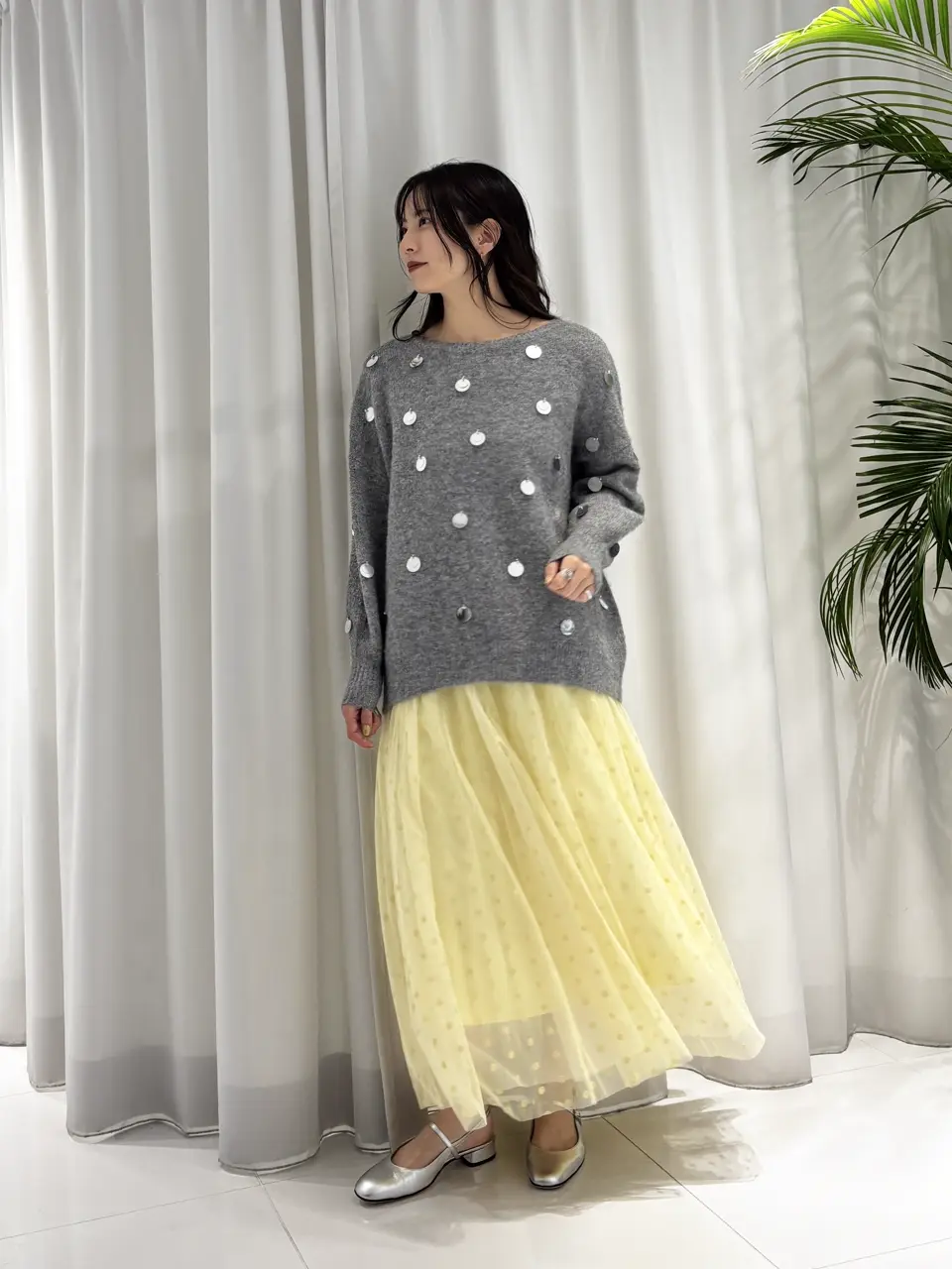 GRACE CONTINENTAL Hikaru Okada コーディネート画像