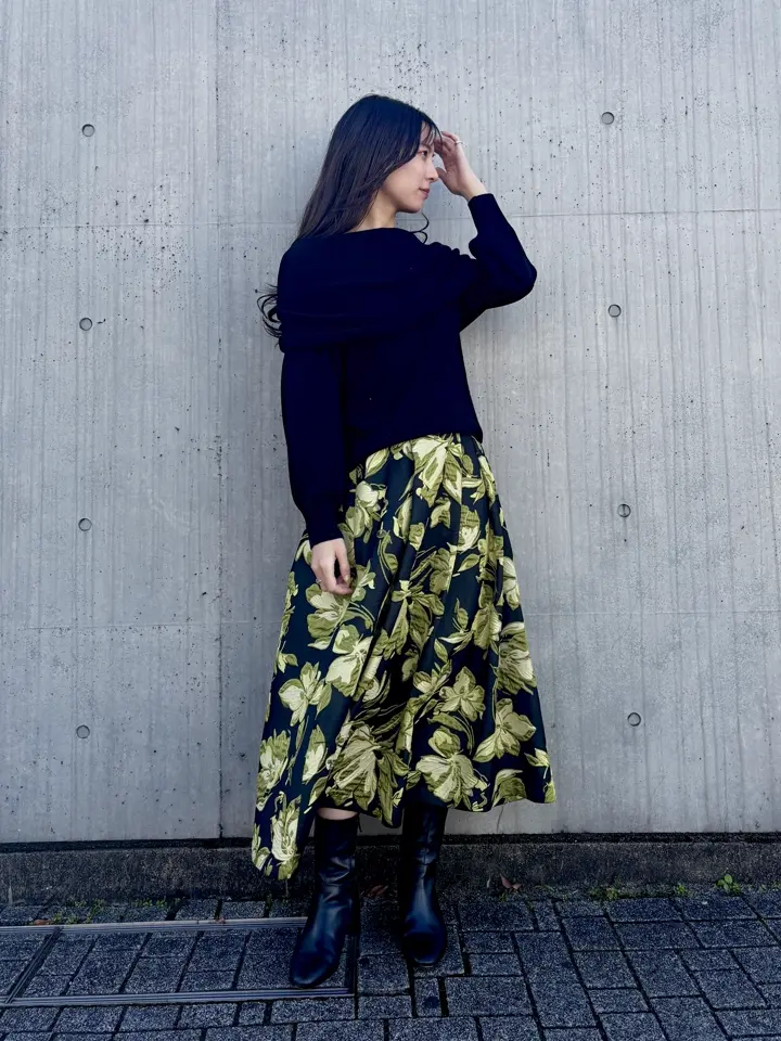 GRACE CONTINENTAL Hikaru Okada コーディネート画像