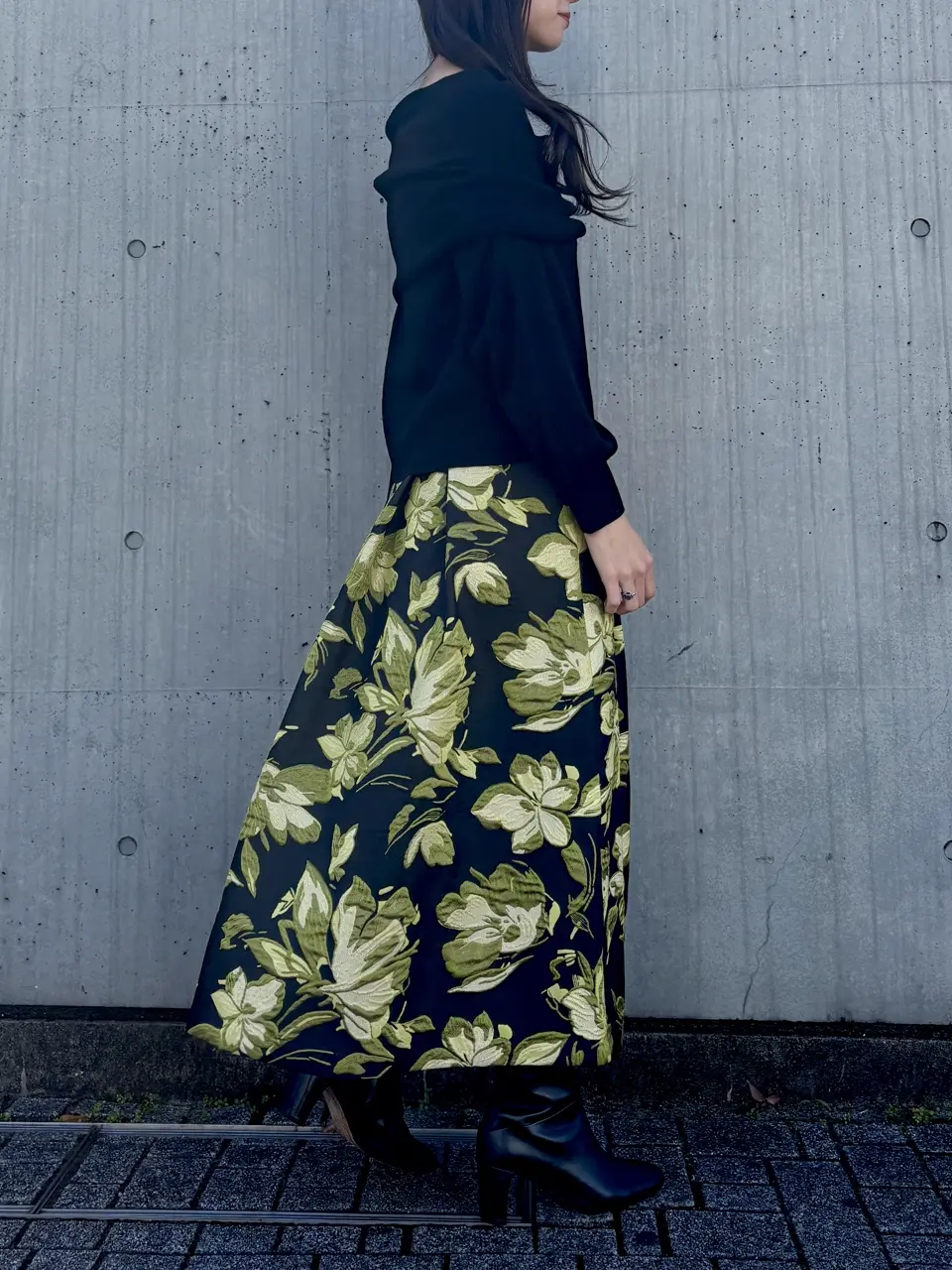 GRACE CONTINENTAL Hikaru Okada コーディネート画像