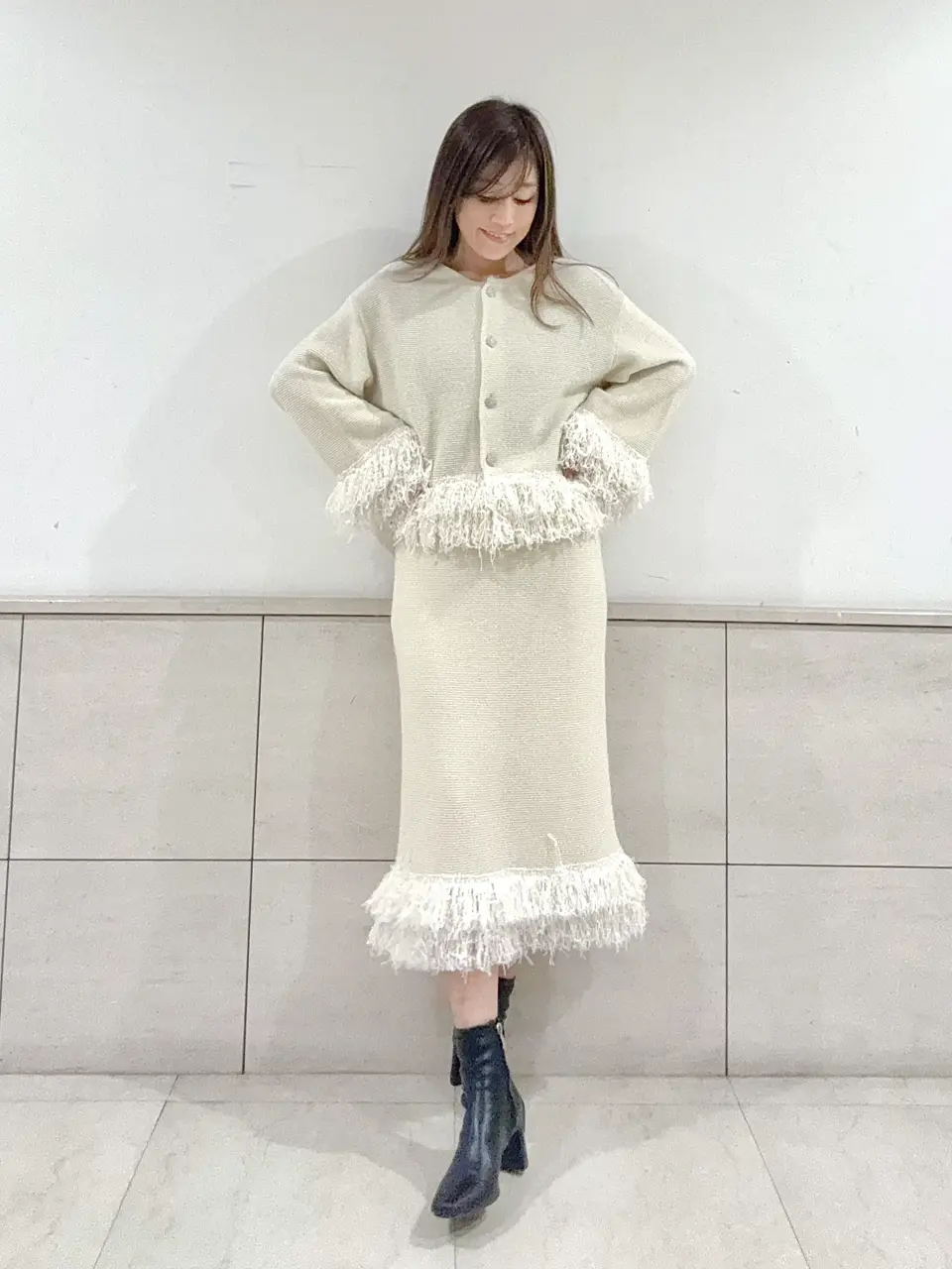 GRACE CONTINENTAL yukimi yonee コーディネート画像