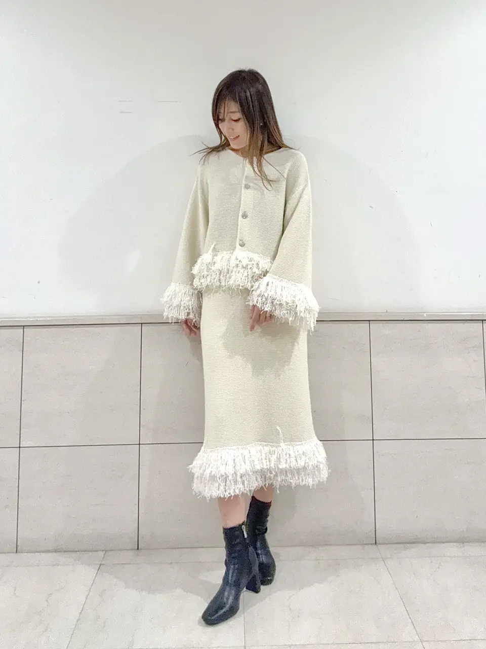 GRACE CONTINENTAL yukimi yonee コーディネート画像