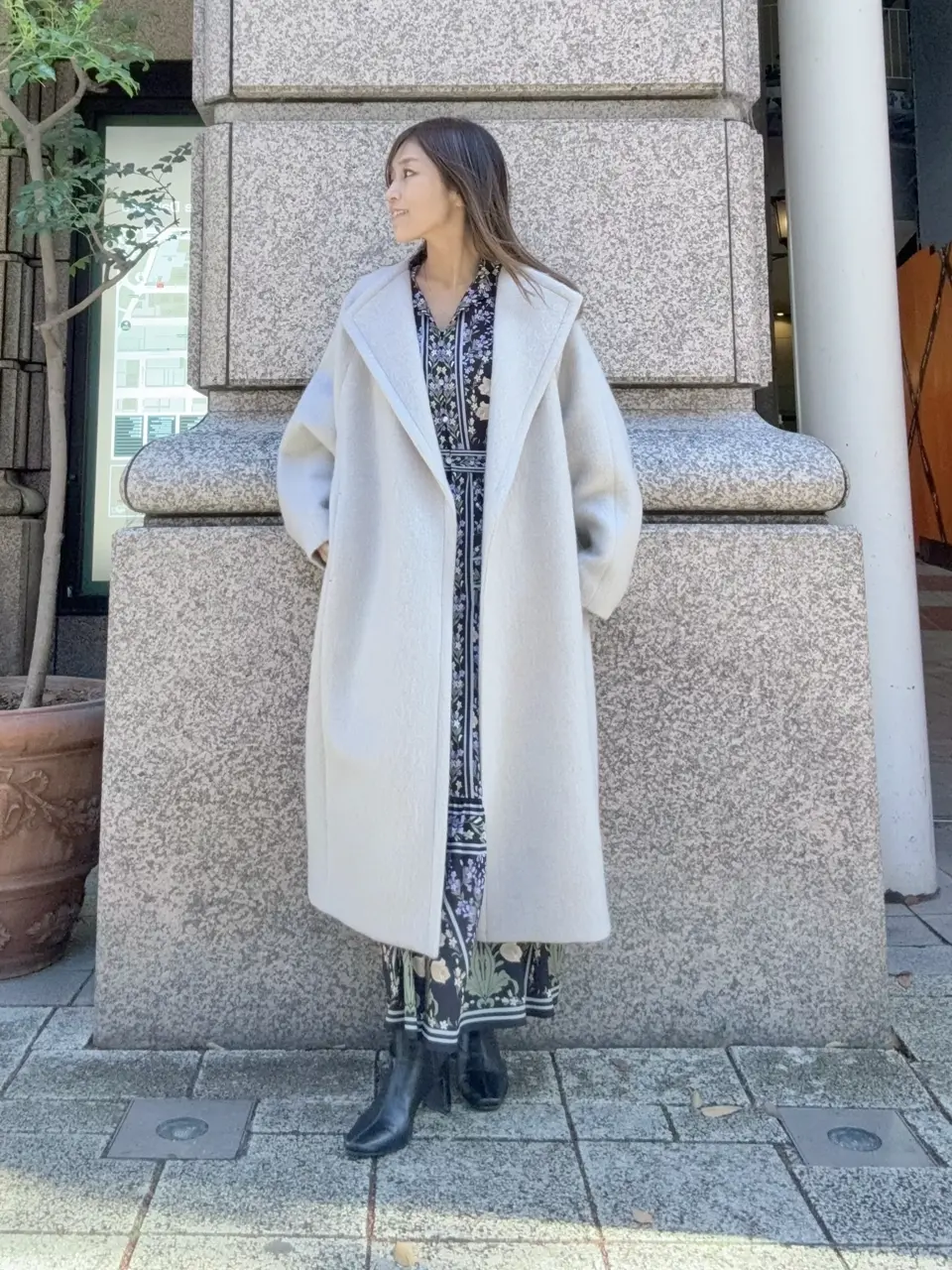 GRACE CONTINENTAL yukimi yonee コーディネート画像