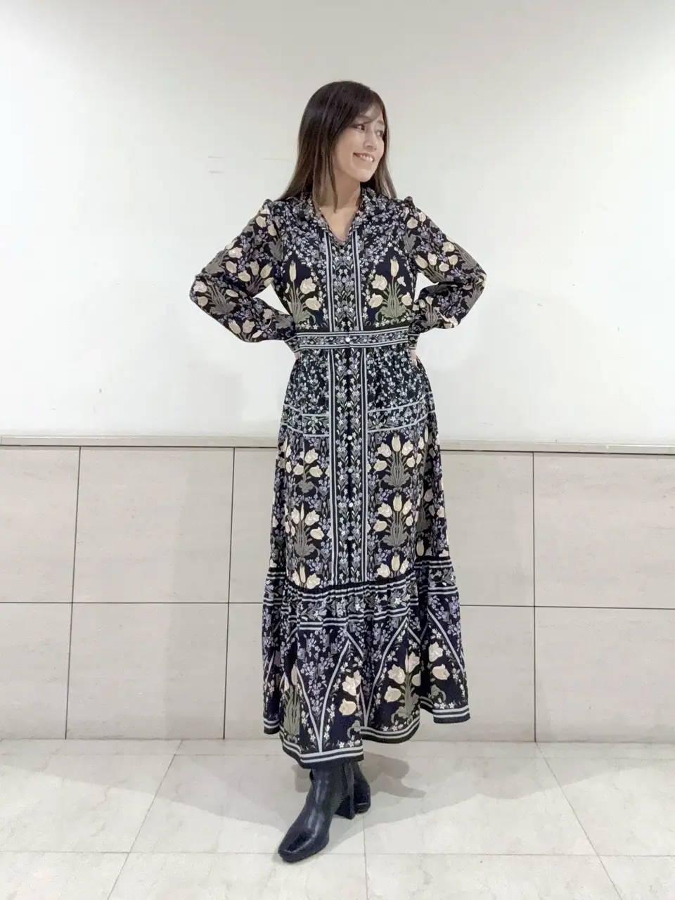 GRACE CONTINENTAL yukimi yonee コーディネート画像