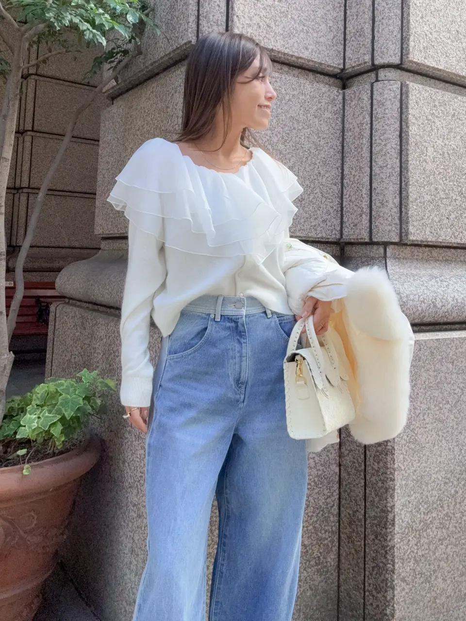 GRACE CONTINENTAL yukimi yonee コーディネート画像