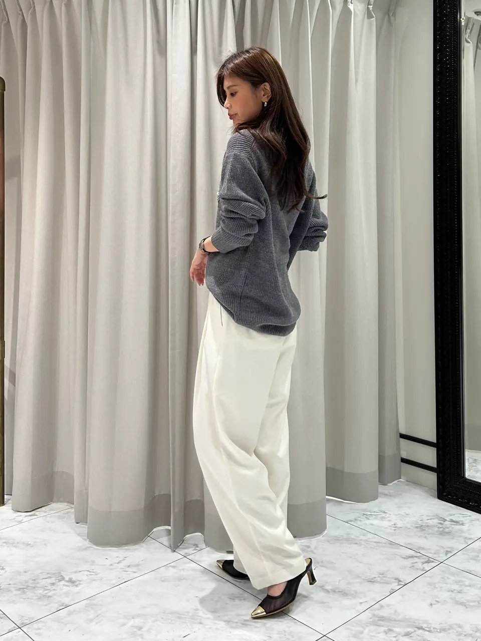 GRACE CONTINENTAL 志田　悠 コーディネート画像