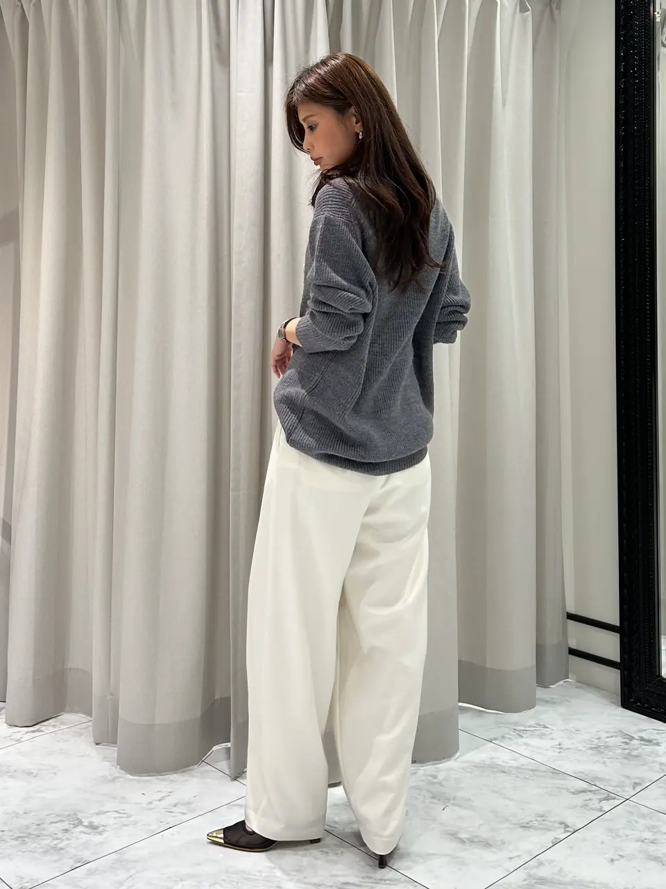 GRACE CONTINENTAL 志田　悠 コーディネート画像