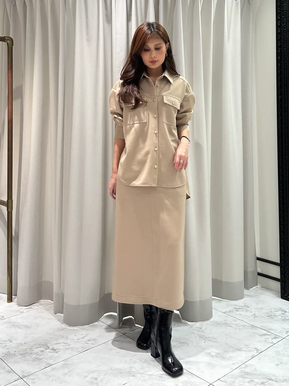 GRACE CONTINENTAL 志田　悠 コーディネート画像