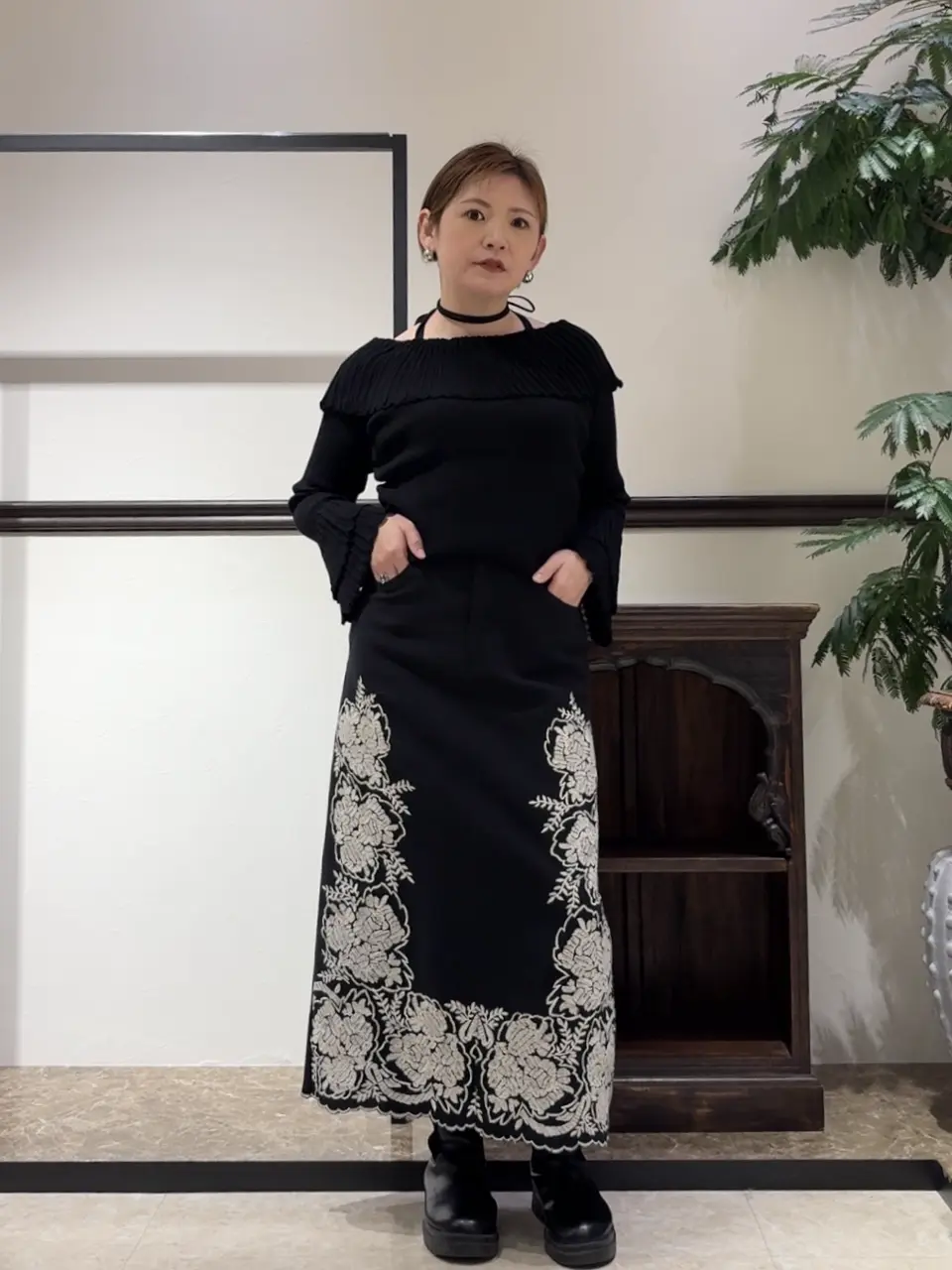 GRACE CONTINENTAL N.YURI コーディネート画像