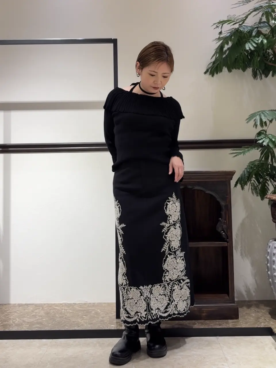 GRACE CONTINENTAL N.YURI コーディネート画像