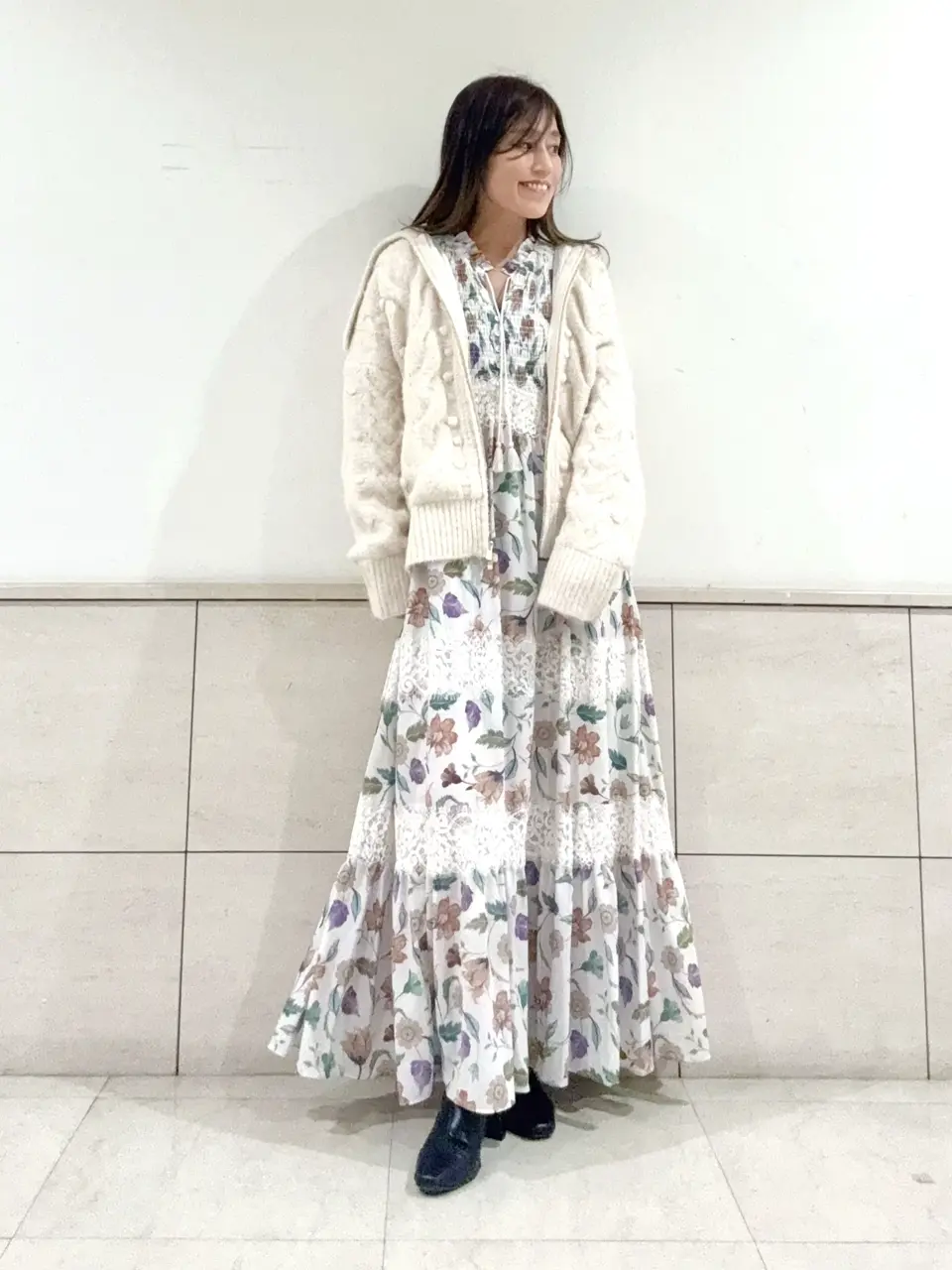 GRACE CONTINENTAL yukimi yonee コーディネート画像