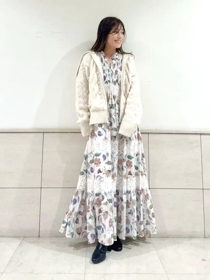 GRACE CONTINENTAL yukimi yonee コーディネート画像