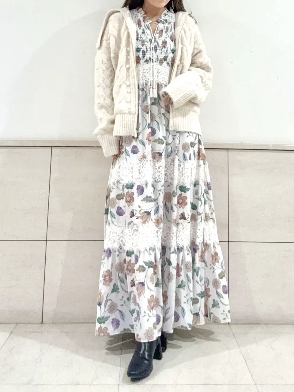 GRACE CONTINENTAL yukimi yonee コーディネート画像