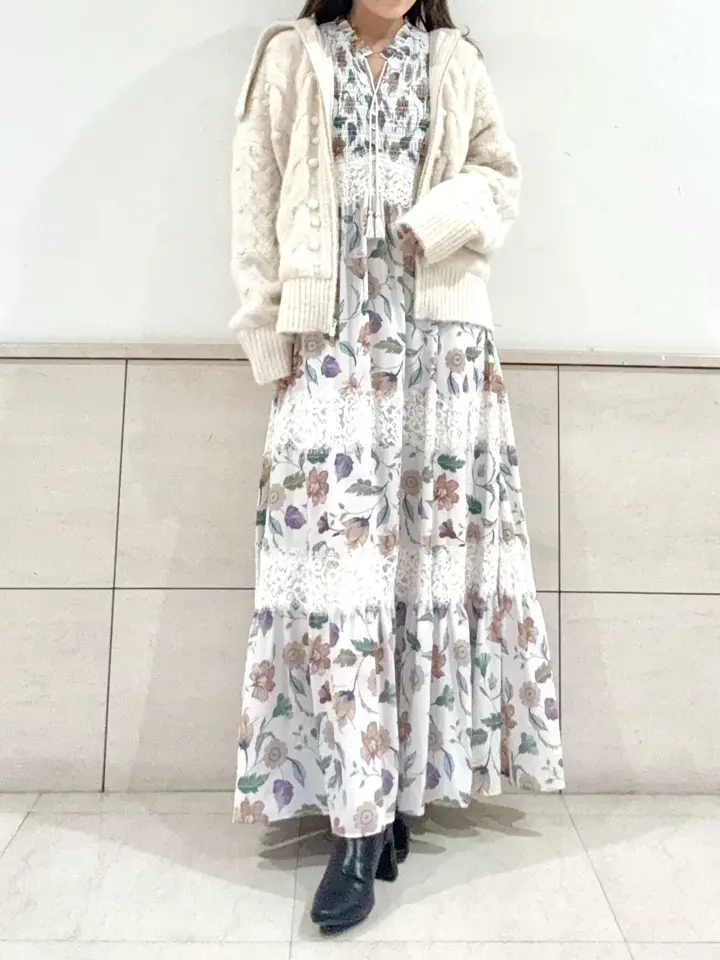 GRACE CONTINENTAL yukimi yonee コーディネート画像