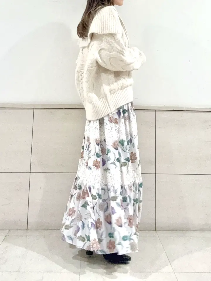 GRACE CONTINENTAL yukimi yonee コーディネート画像