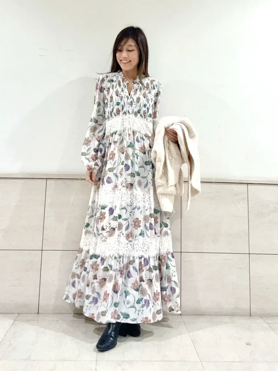 GRACE CONTINENTAL yukimi yonee コーディネート画像