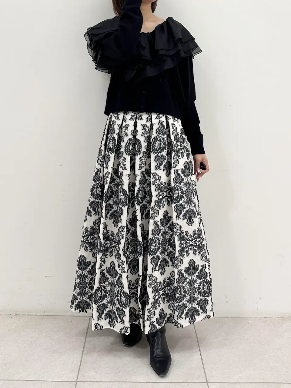 GRACE CONTINENTAL MORITA AI コーディネート画像