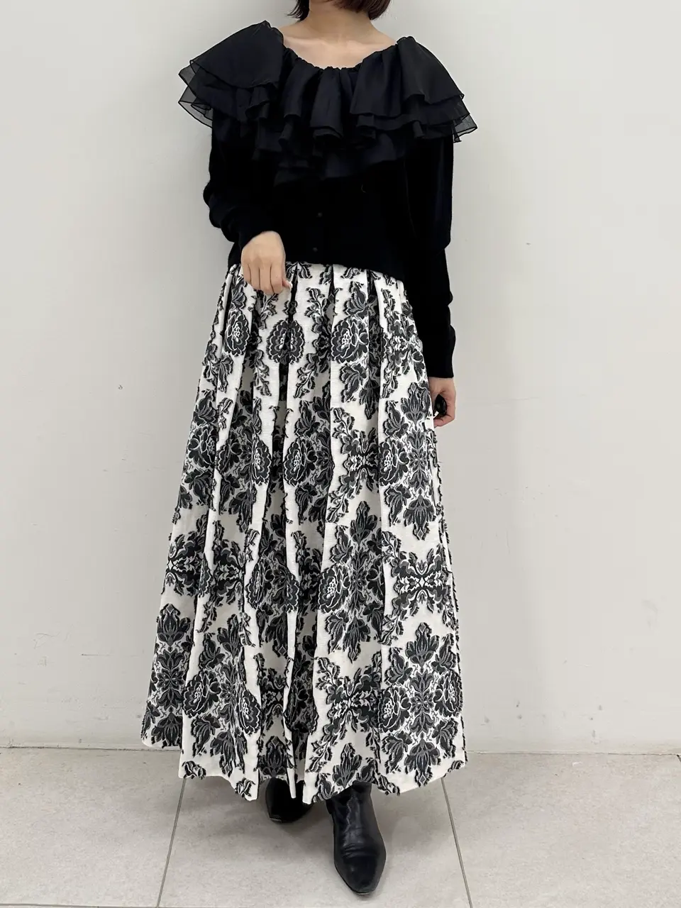 GRACE CONTINENTAL MORITA AI コーディネート画像