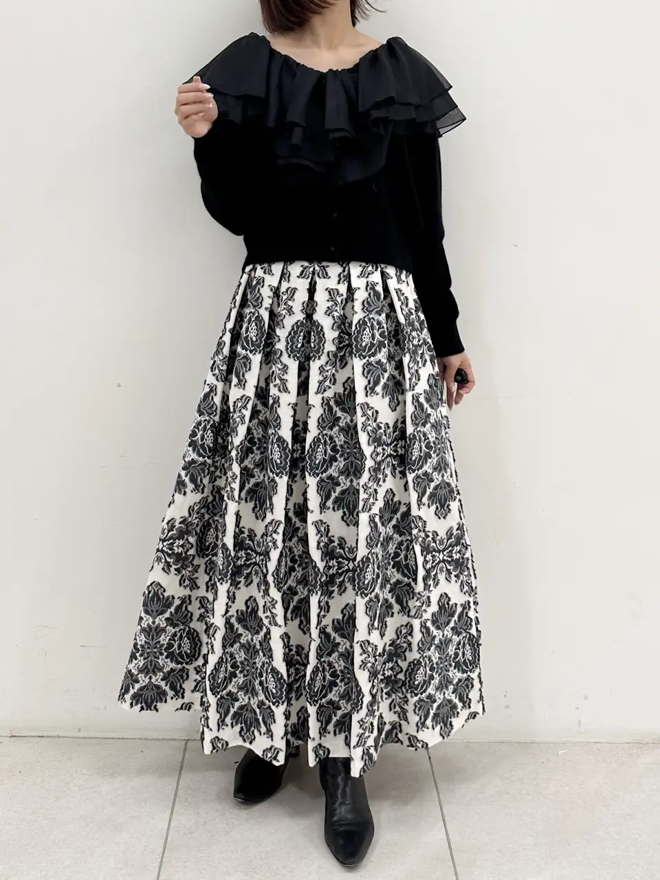 GRACE CONTINENTAL MORITA AI コーディネート画像