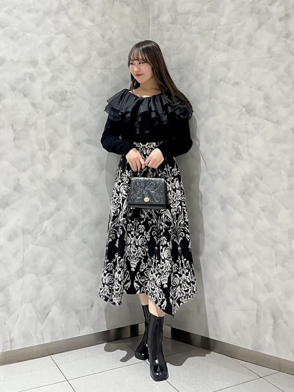 GRACE CONTINENTAL 根本　紗良 コーディネート画像