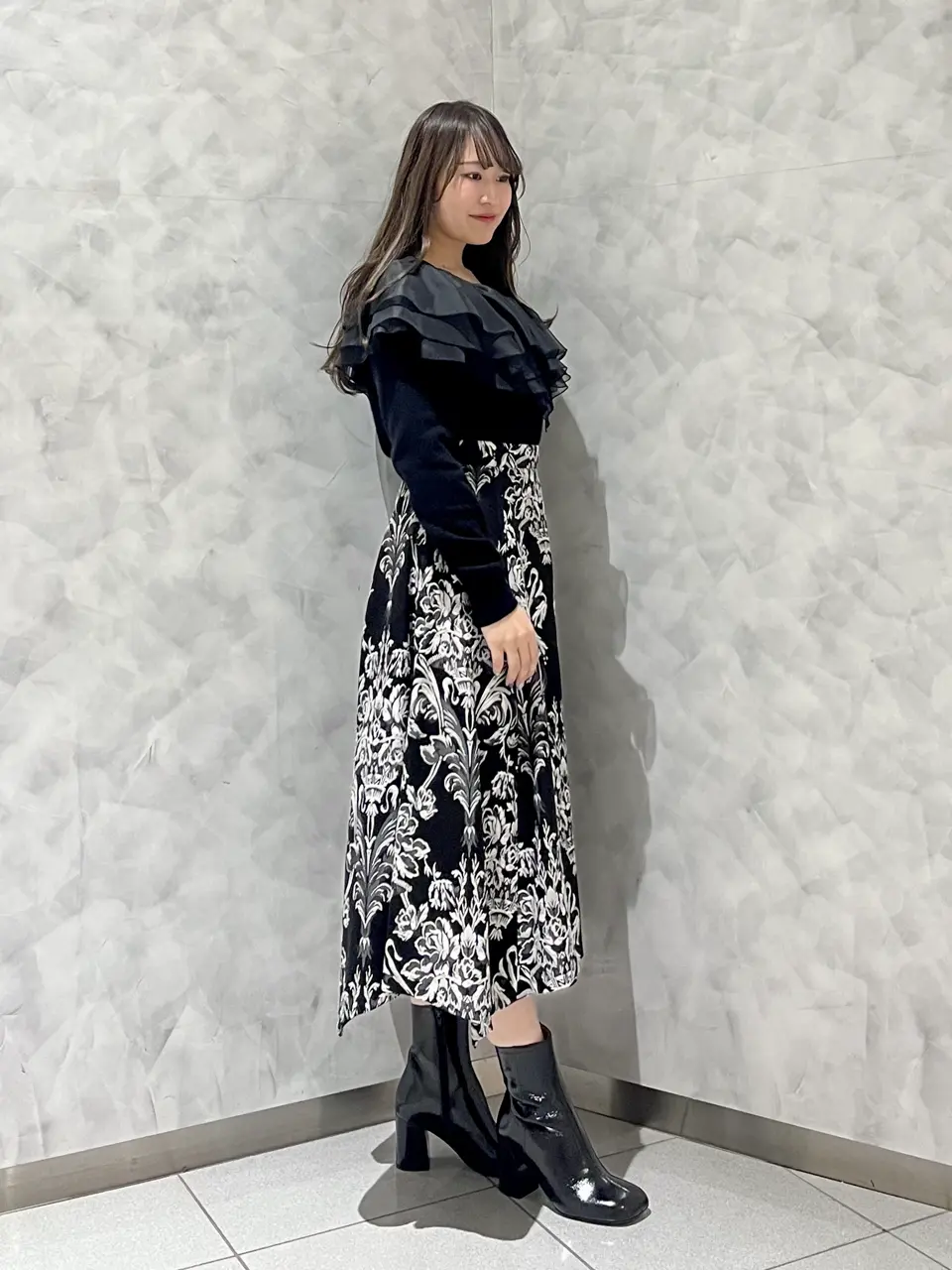 GRACE CONTINENTAL 根本　紗良 コーディネート画像