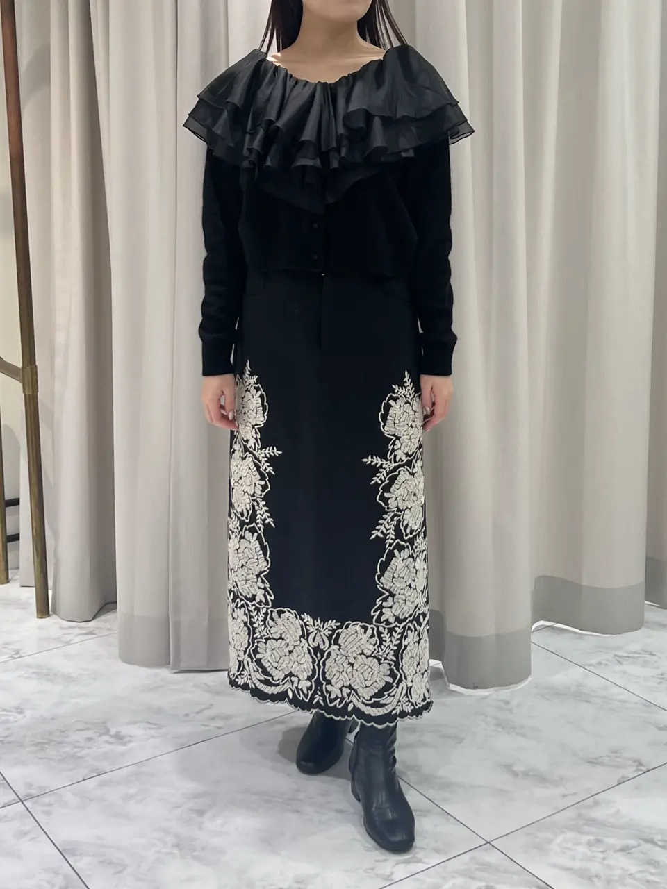 GRACE CONTINENTAL 赤坂 梨来 コーディネート画像