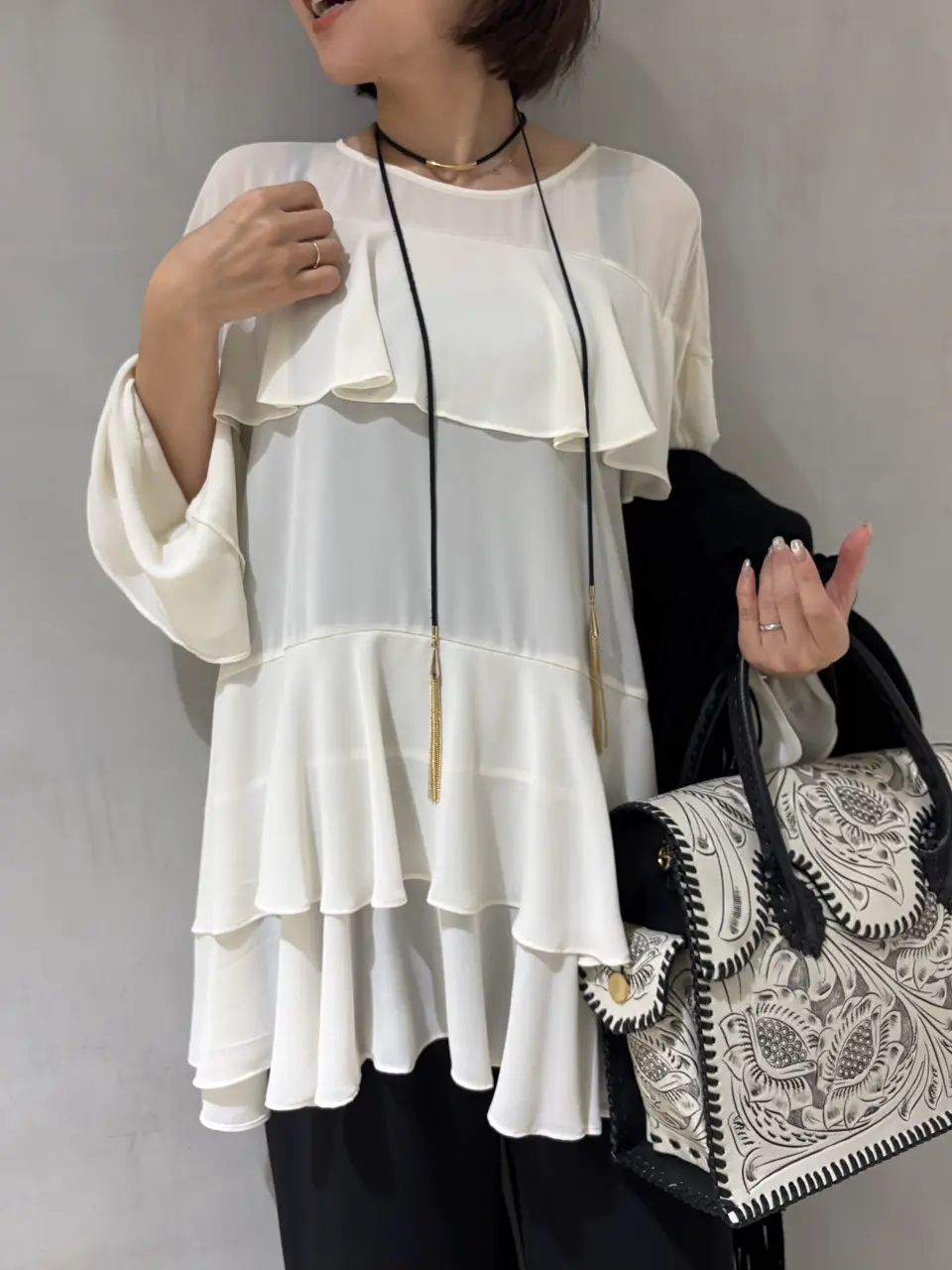 GRACE CONTINENTAL 穐山　香織 コーディネート画像