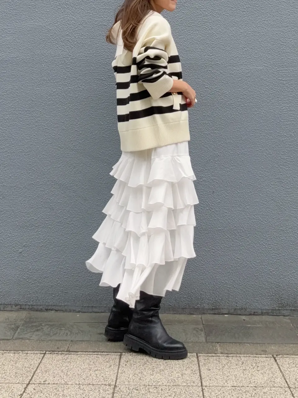 GRACE CONTINENTAL yukimi yonee コーディネート画像