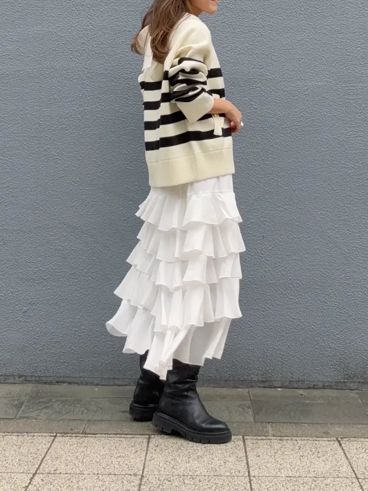 GRACE CONTINENTAL yukimi yonee コーディネート画像