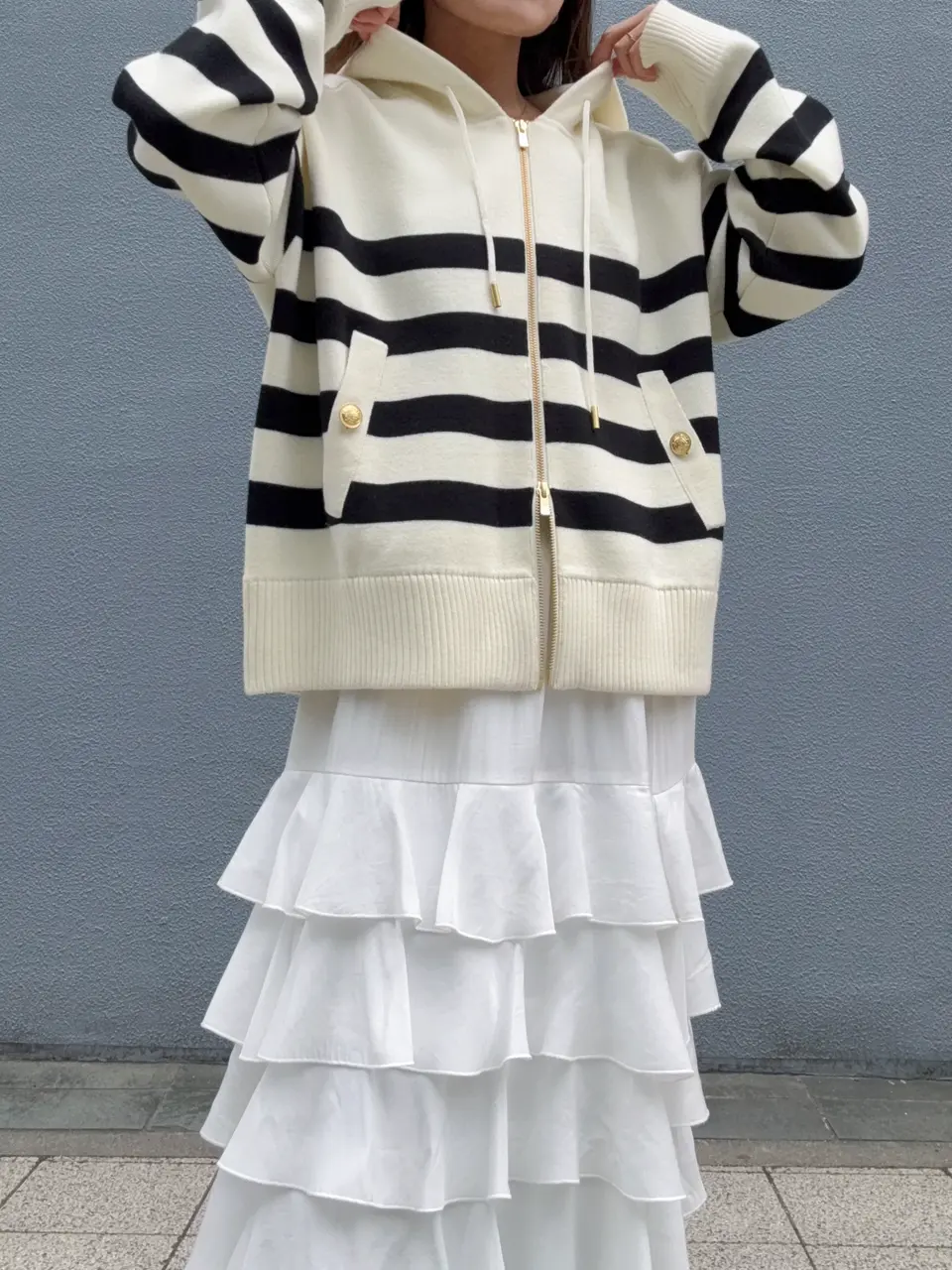 GRACE CONTINENTAL yukimi yonee コーディネート画像