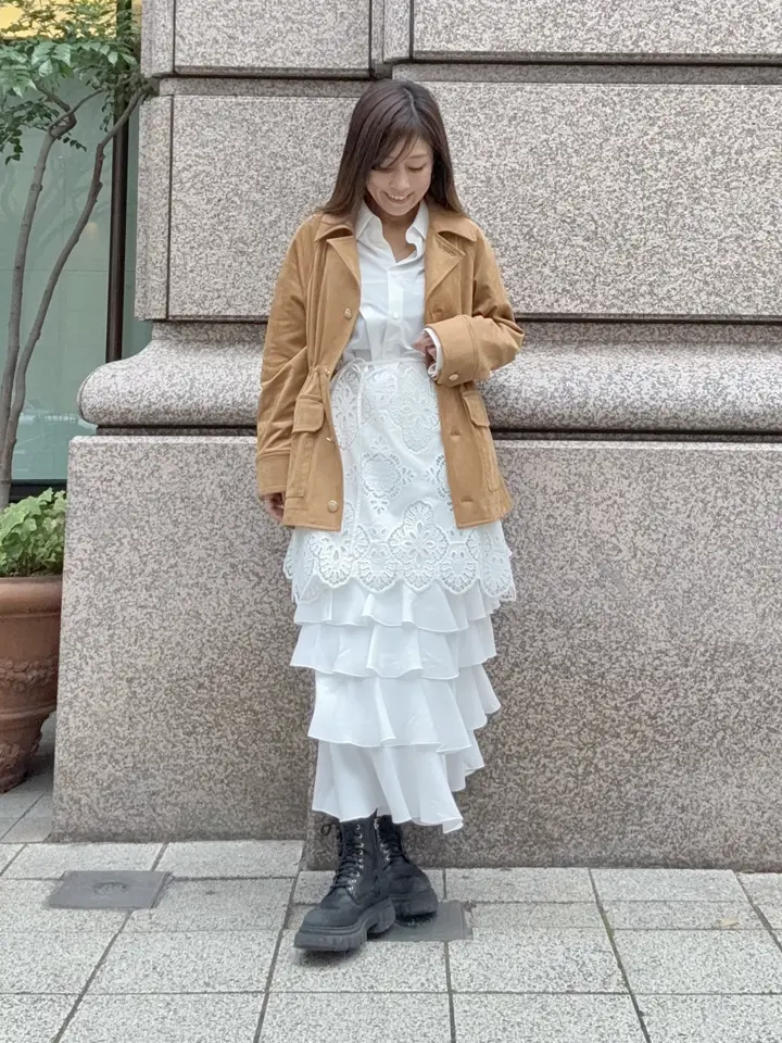 GRACE CONTINENTAL yukimi yonee コーディネート画像