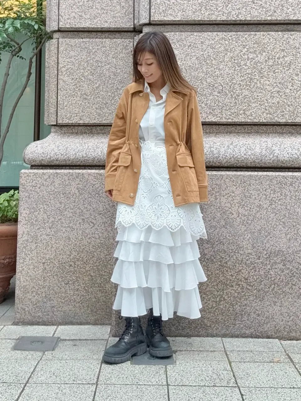 GRACE CONTINENTAL yukimi yonee コーディネート画像