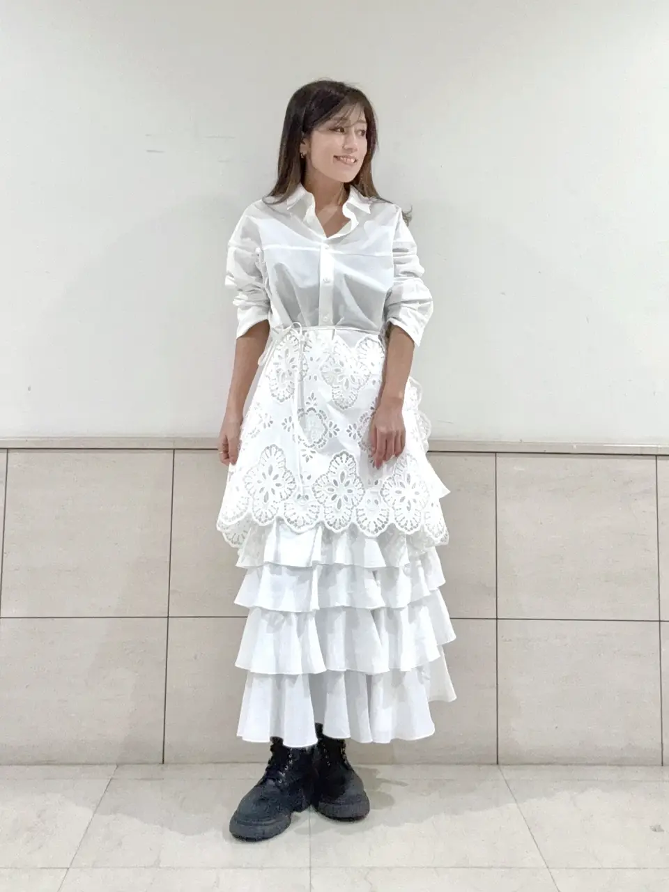 GRACE CONTINENTAL yukimi yonee コーディネート画像