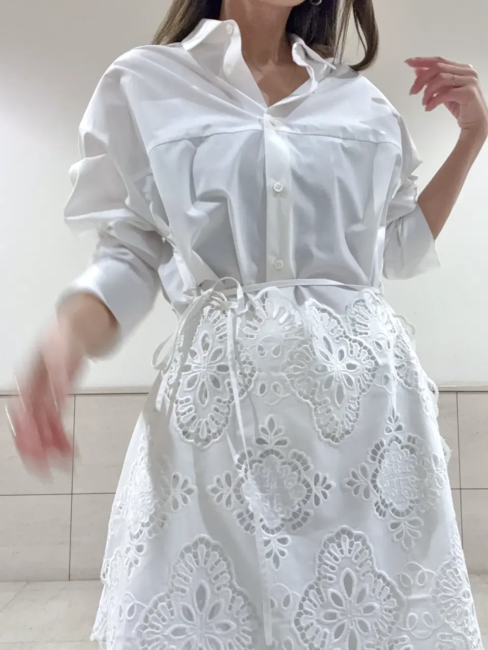 GRACE CONTINENTAL yukimi yonee コーディネート画像