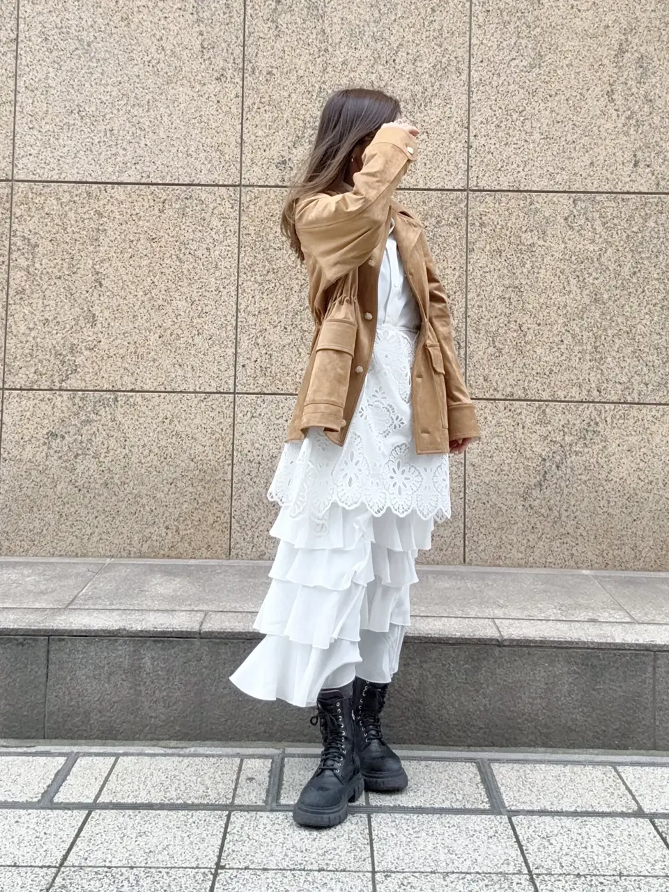 GRACE CONTINENTAL yukimi yonee コーディネート画像