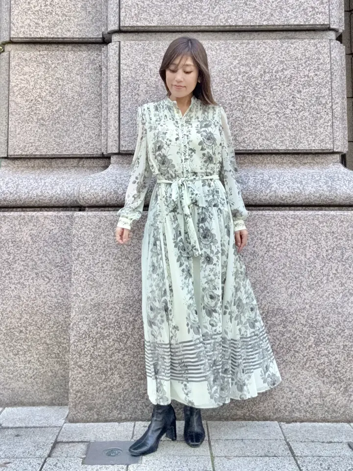 GRACE CONTINENTAL yukimi yonee コーディネート画像