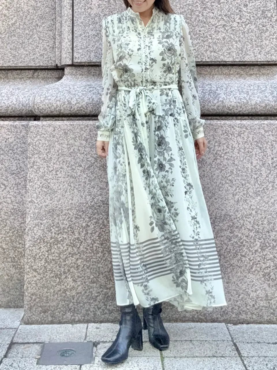 GRACE CONTINENTAL yukimi yonee コーディネート画像