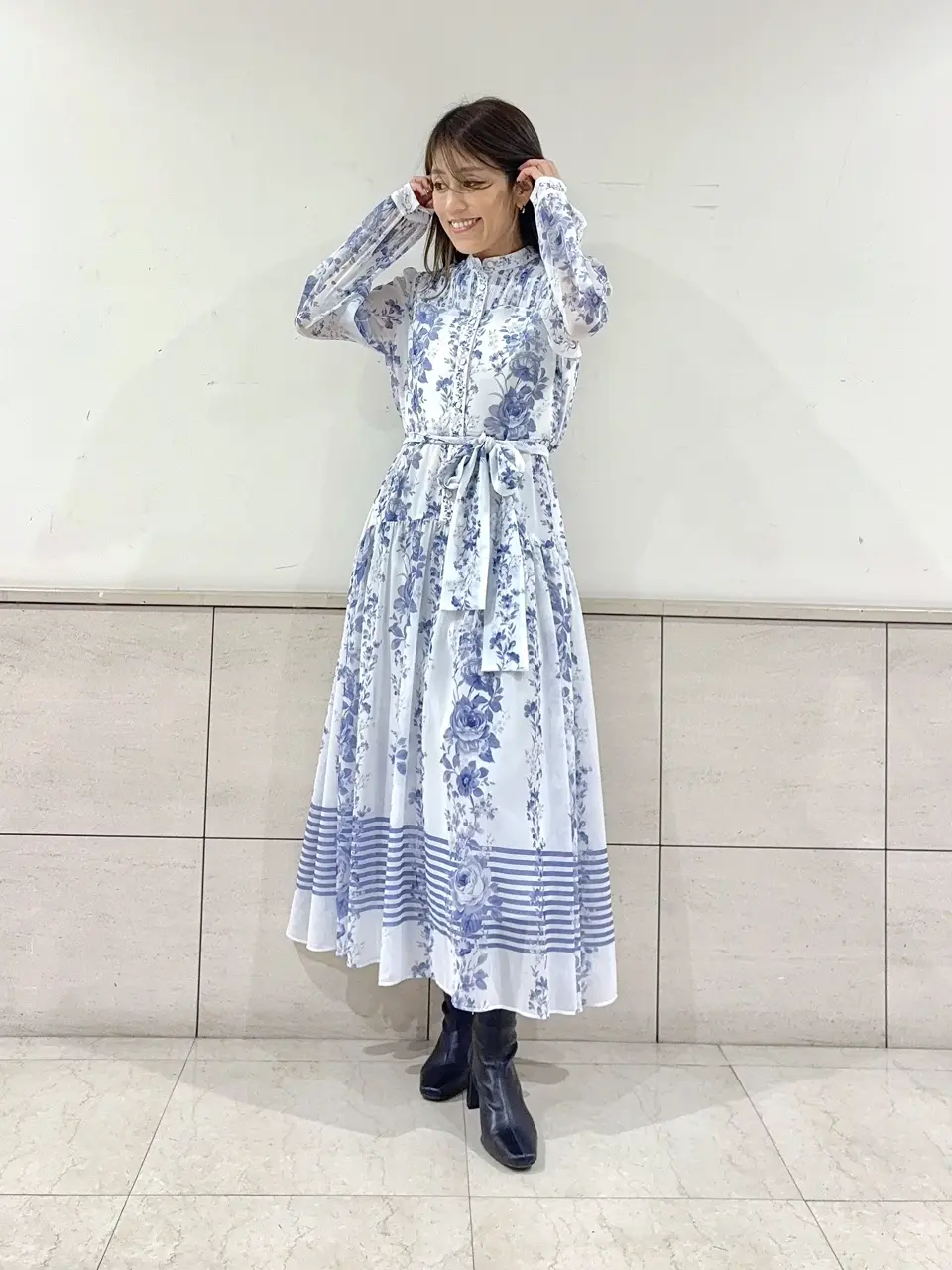 GRACE CONTINENTAL yukimi yonee コーディネート画像