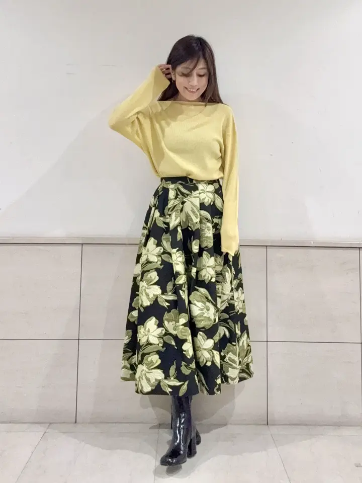 GRACE CONTINENTAL yukimi yonee コーディネート画像